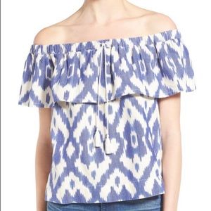 MADEWELL Ikat Off the Shoulder Top